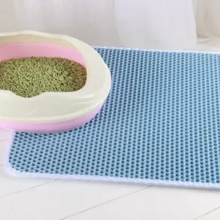 Tapis de litière Minopatte coloris Bleu